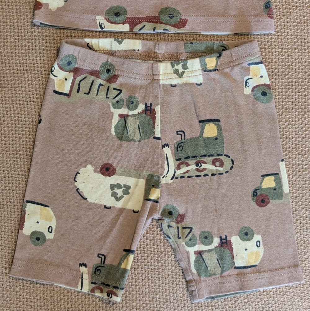 Carter's Toddler Boys Trucks Construction Patterned Pajama Set - Picture 2 of 11